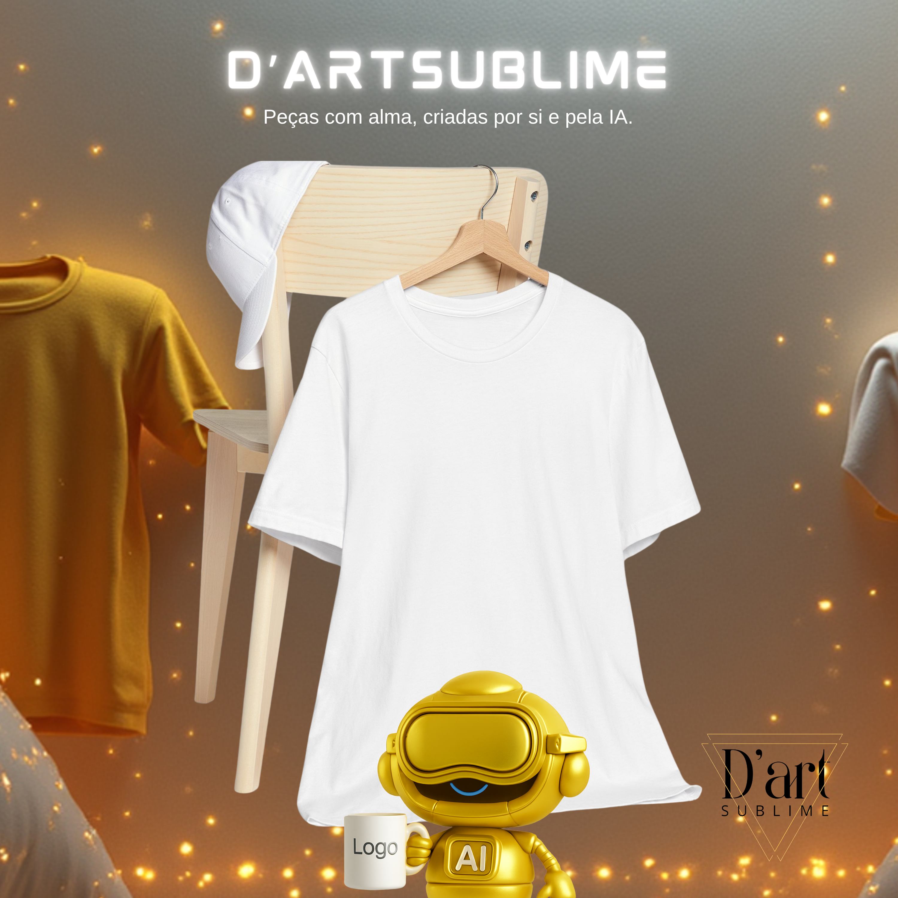 ✨ T-shirt Personalizável | Cria o Teu Design com IA ou Fotos