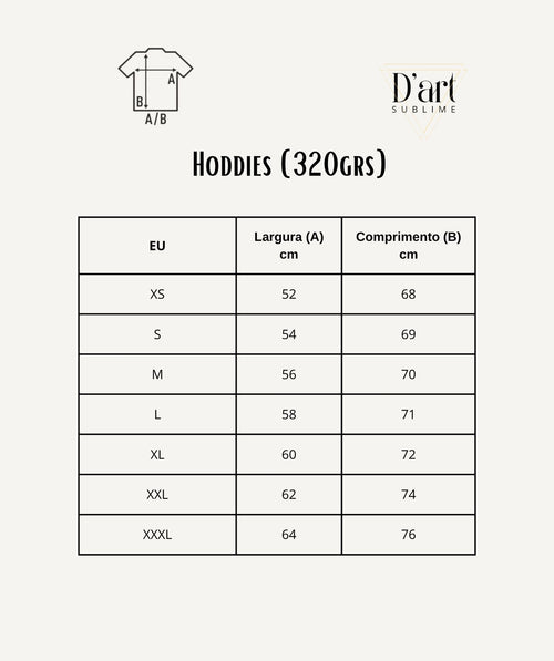 ✨ Hoodie Personalizável | Cria o Teu Design com IA ou Fotos (320grs)